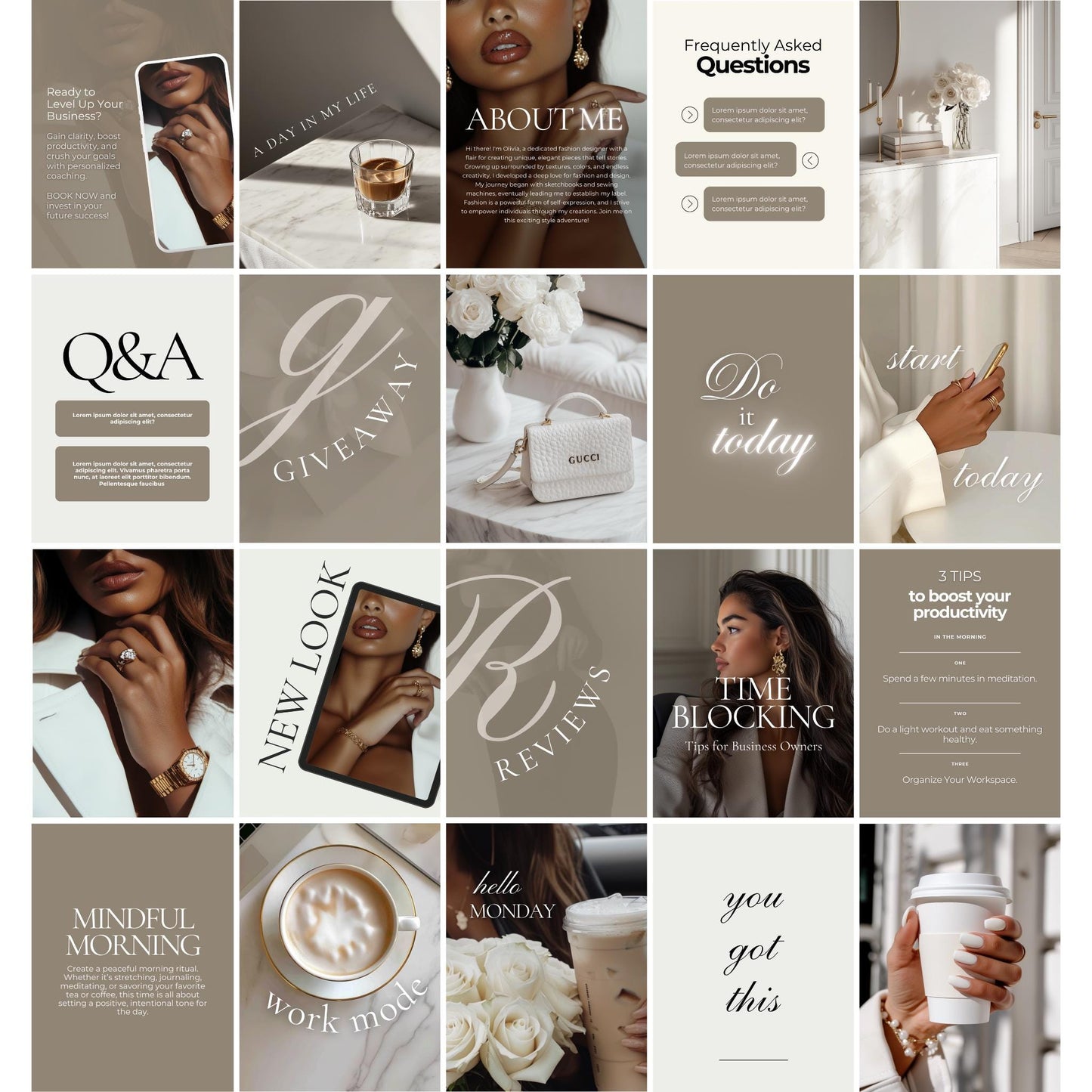 35 Instagram Template | Instagram Reel Cover | Reel Covers | Youtube Branding | Youtube Banner | Coaching Instagram Template | Feed Instagram