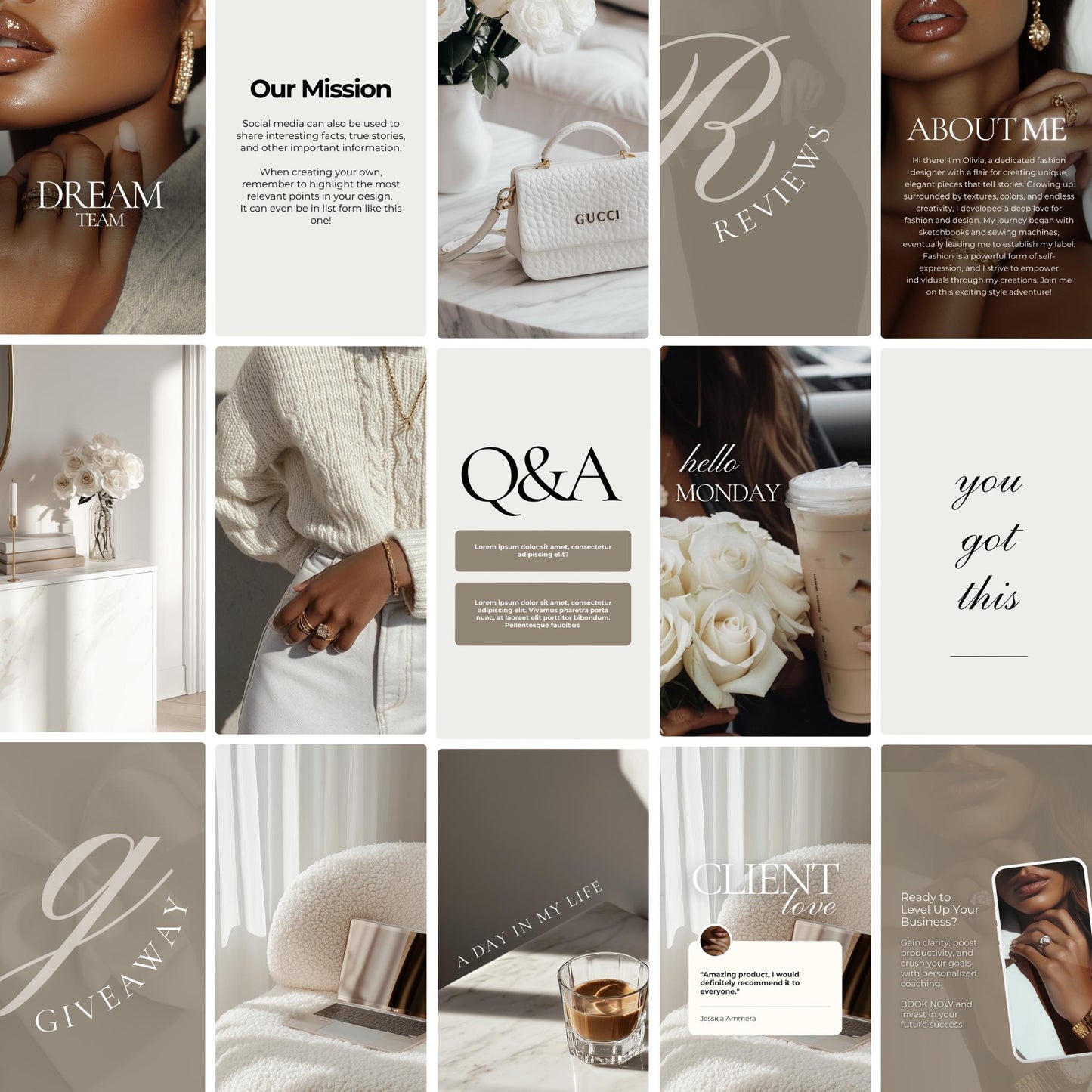35 Instagram Template | Instagram Reel Cover | Reel Covers | Youtube Branding | Youtube Banner | Coaching Instagram Template | Feed Instagram