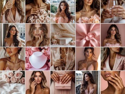 30 Blush Pink Jewelry Mockups