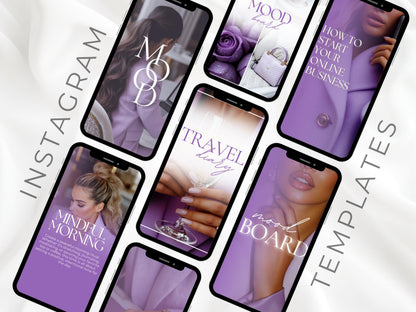 40 Lavender Business Instagram Templates