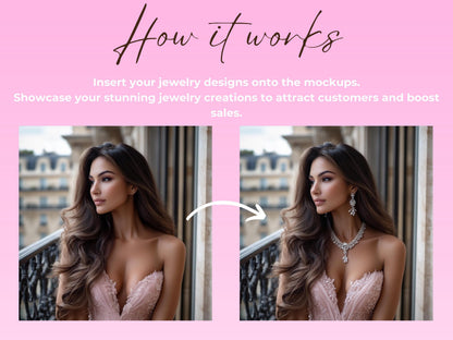 30 Blush Pink Jewelry Mockups