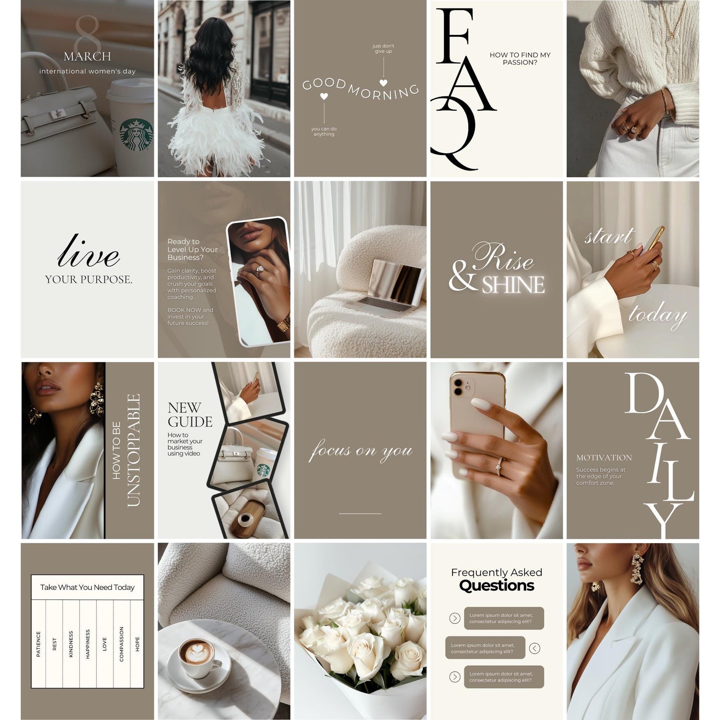 35 Instagram Template | Instagram Reel Cover | Reel Covers | Youtube Branding | Youtube Banner | Coaching Instagram Template | Feed Instagram