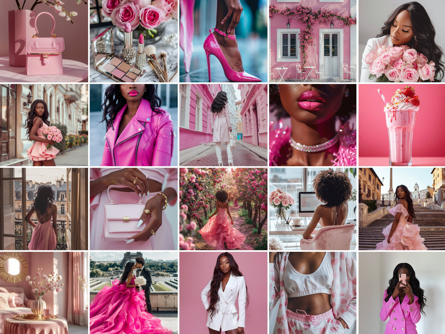 100 Pink Melanin Stock Images