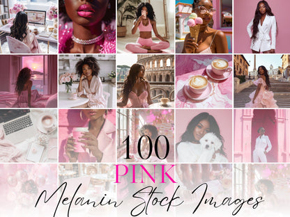 100 Pink Melanin Stock Images