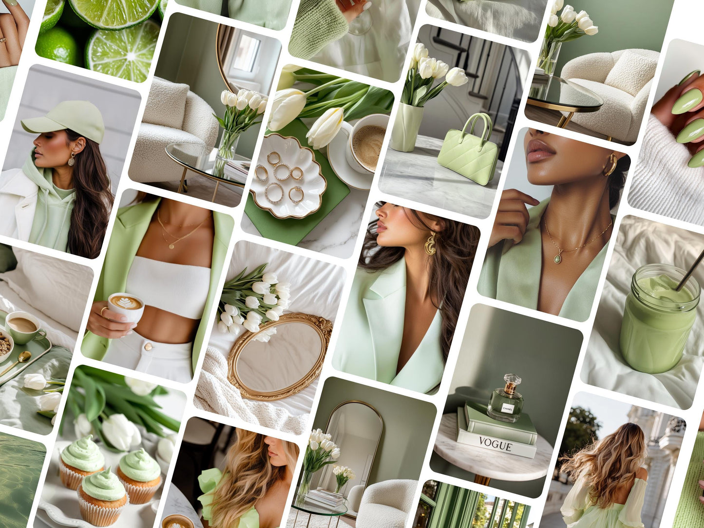 52 Lime Cream Faceless Girly Stock Photos