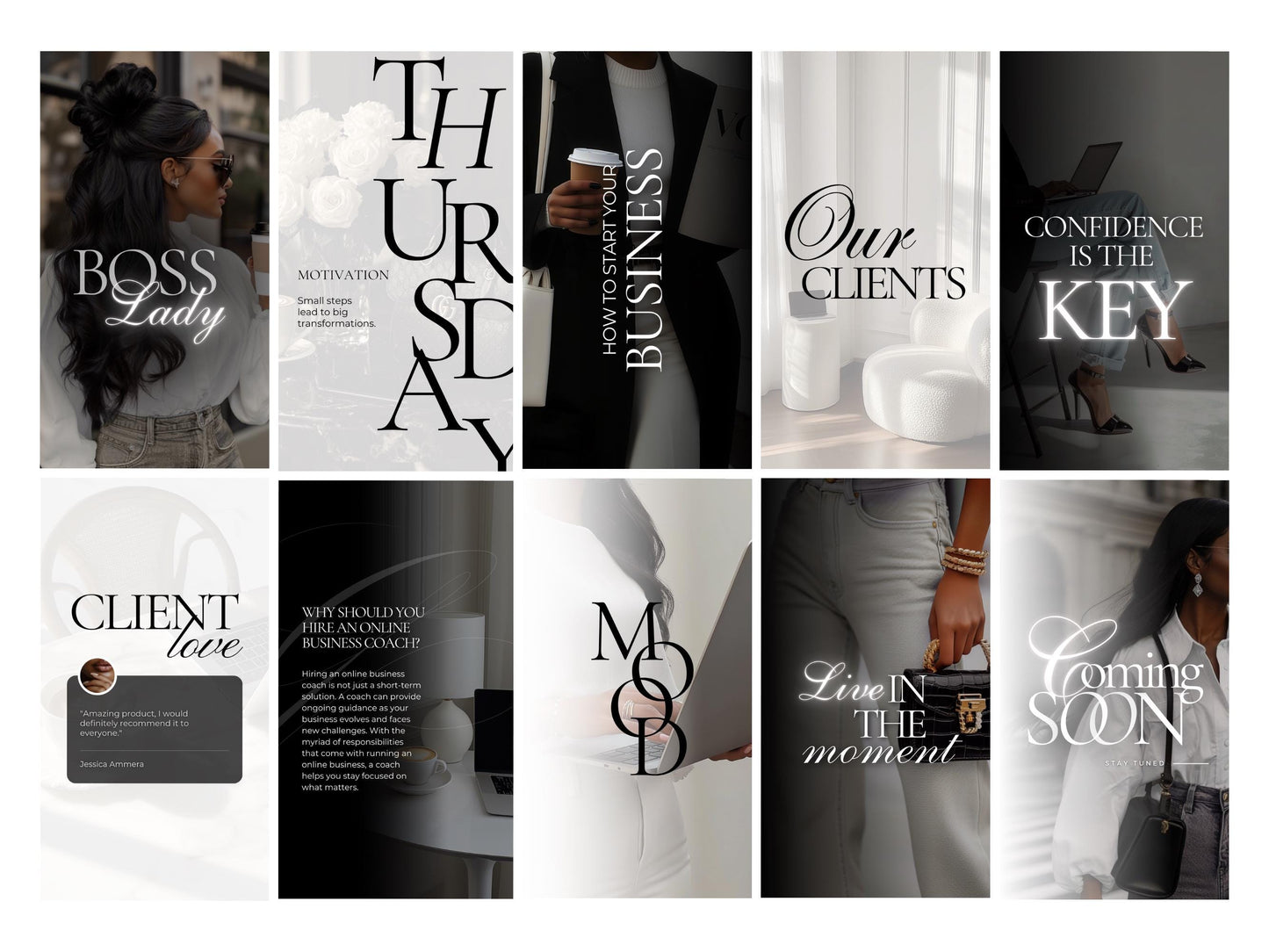 28 Instagram Template, Faceless Marketing, online business templates, Motivational Instagram post templates, work from home, reels cover