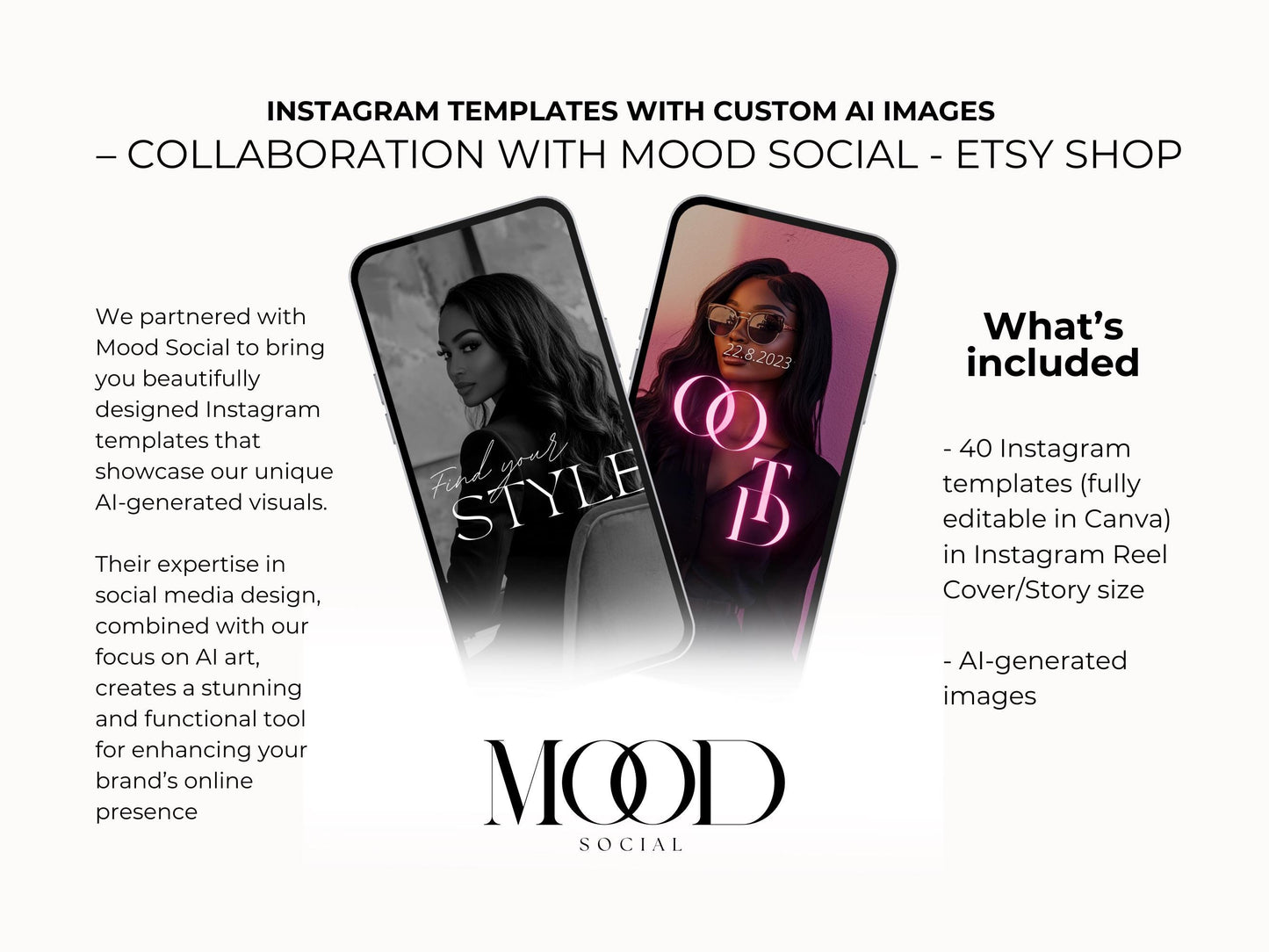 Pink Melanin Business Instagram Templates
